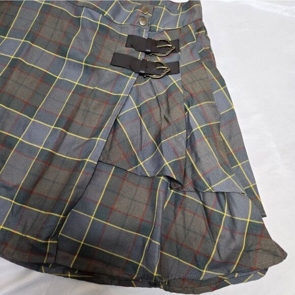 TORRID Outlander Fraser tartan plaid pleated twill kilt skirt 10 - Picture 6 of 11